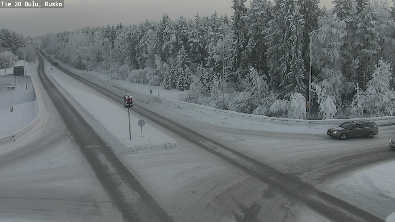 Weather Camera Image Road 20 Oulu, Rusko, Oulu, Pohjois-Pohjanmaa