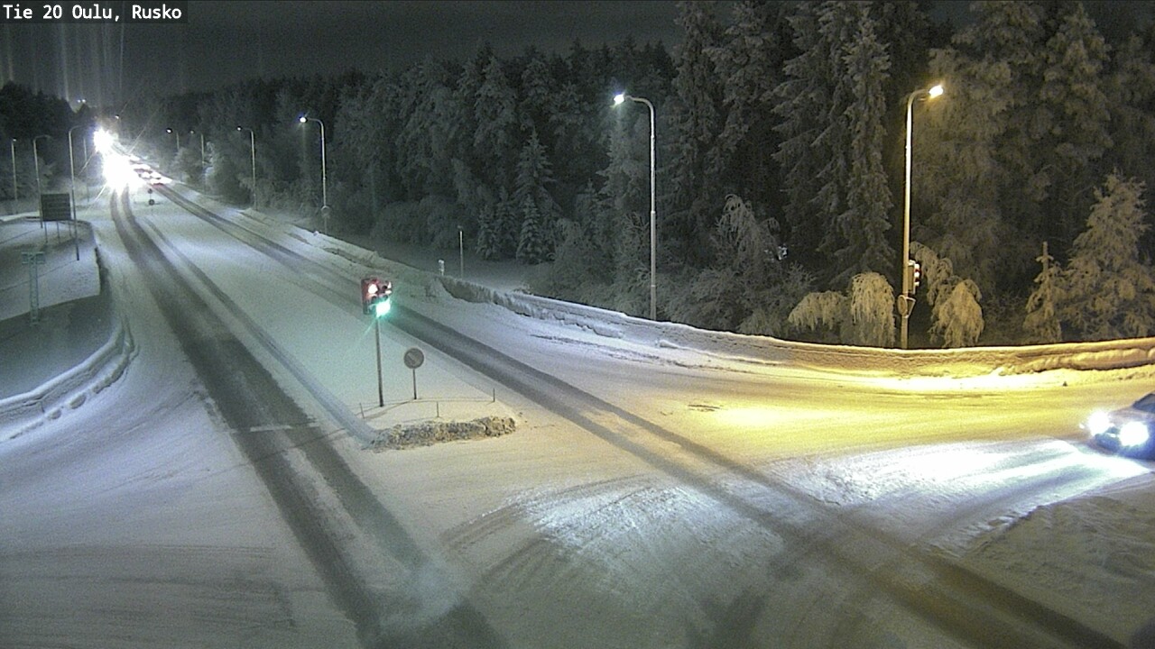 Weather Camera Image Road 20 Oulu, Rusko, Oulu, Pohjois-Pohjanmaa