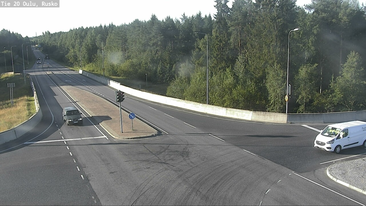 Weather Camera Image Road 20 Oulu, Rusko, Oulu, Pohjois-Pohjanmaa