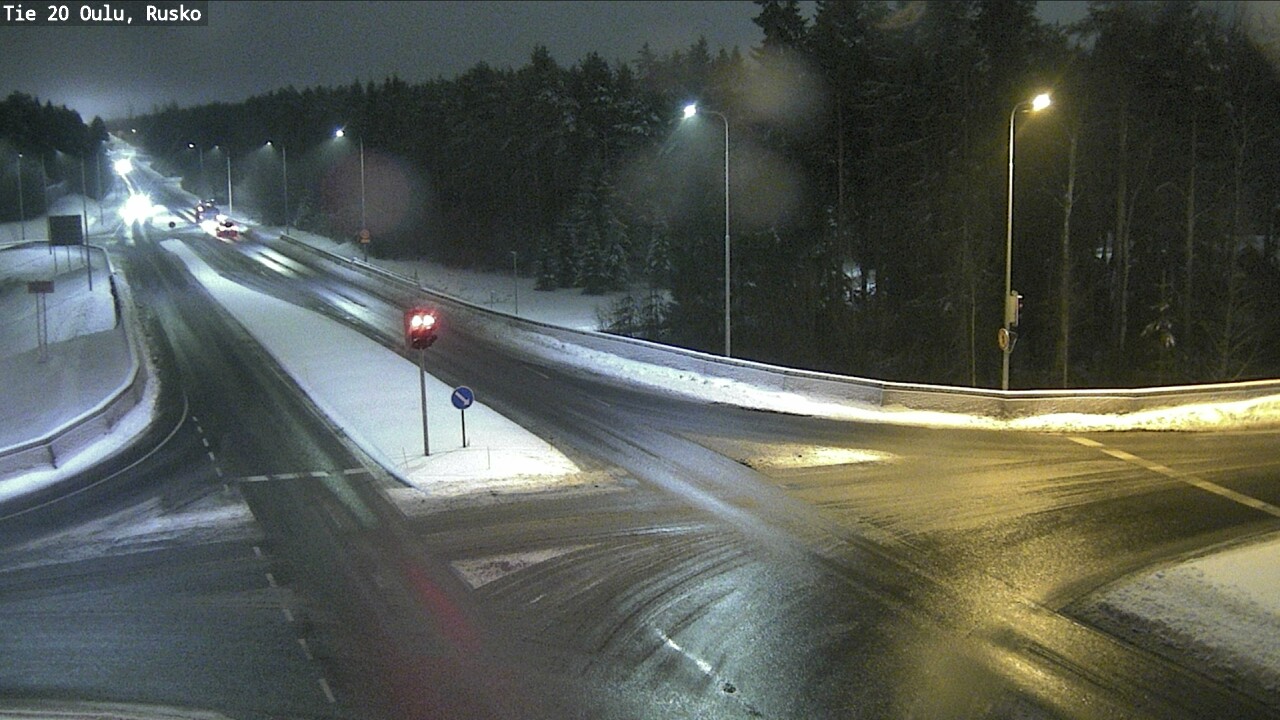 Weather Camera Image Road 20 Oulu, Rusko, Oulu, Pohjois-Pohjanmaa