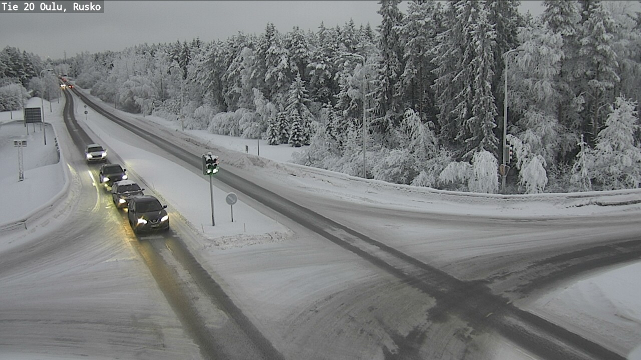 Weather Camera Image Road 20 Oulu, Rusko, Oulu, Pohjois-Pohjanmaa