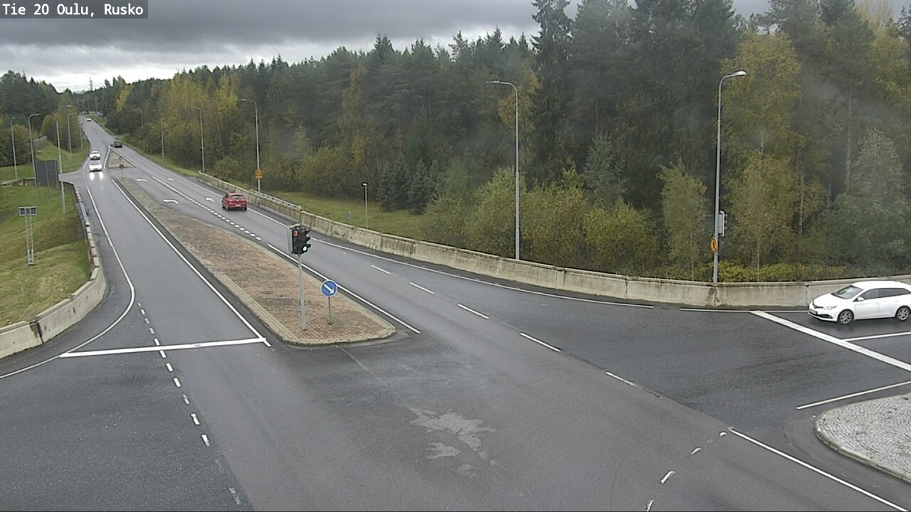 Weather Camera Image Väg 20 Uleåborg, Rusko, Oulu, Pohjois-Pohjanmaa