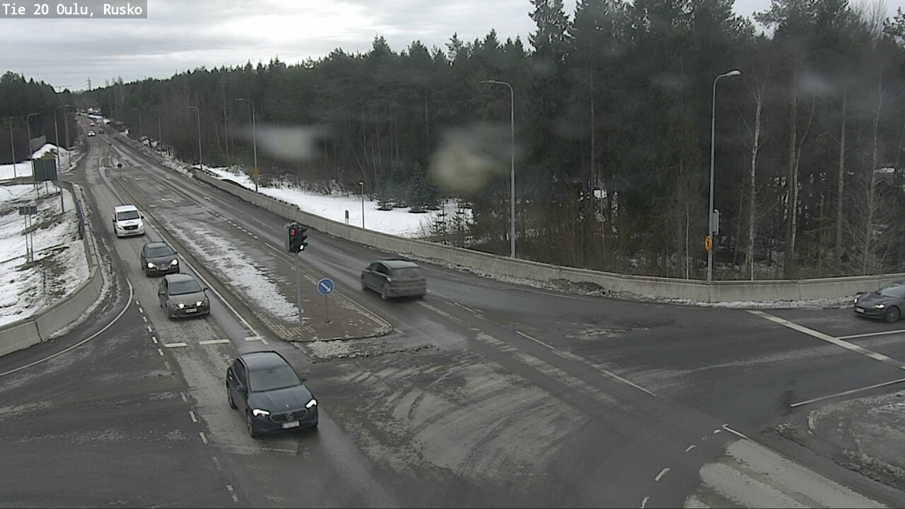 Weather Camera Image Väg 20 Uleåborg, Rusko, Oulu, Pohjois-Pohjanmaa