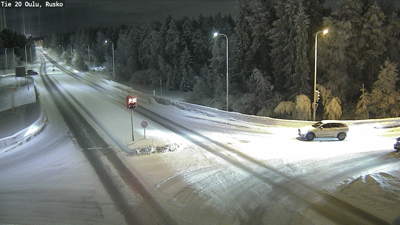 Weather Camera Image Road 20 Oulu, Rusko, Oulu, Pohjois-Pohjanmaa