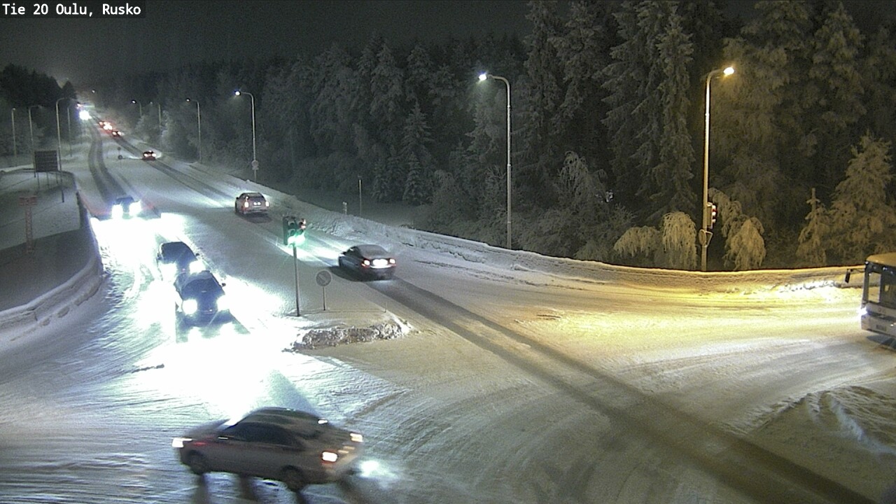 Weather Camera Image Road 20 Oulu, Rusko, Oulu, Pohjois-Pohjanmaa