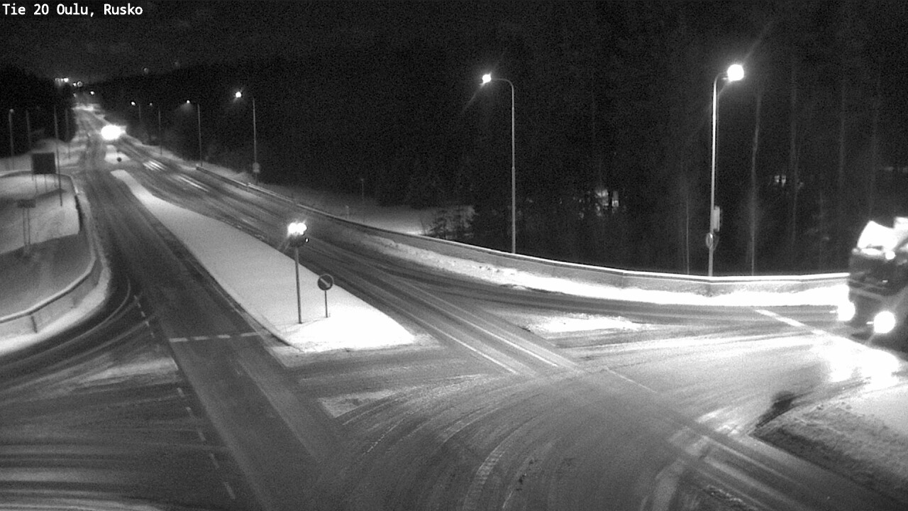 Weather Camera Image Road 20 Oulu, Rusko, Oulu, Pohjois-Pohjanmaa