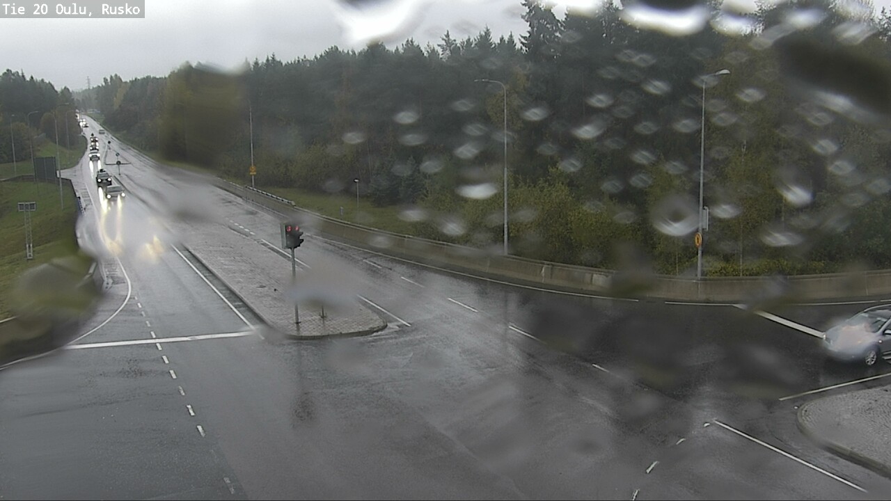 Weather Camera Image Väg 20 Uleåborg, Rusko, Oulu, Pohjois-Pohjanmaa