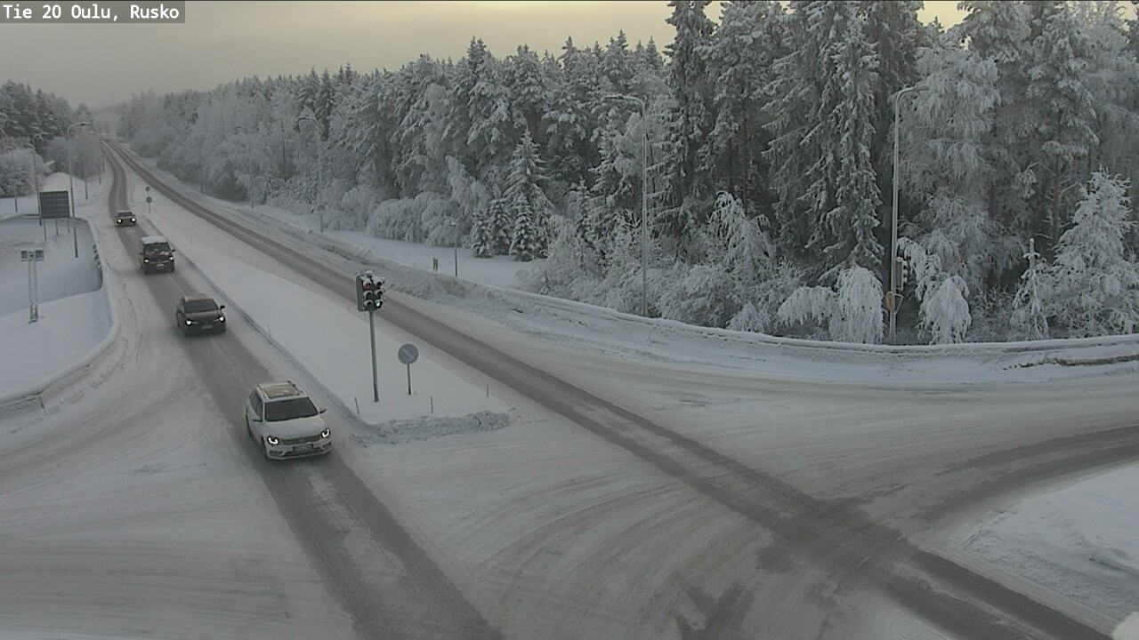 Weather Camera Image Road 20 Oulu, Rusko, Oulu, Pohjois-Pohjanmaa