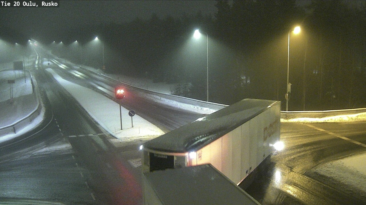 Weather Camera Image Road 20 Oulu, Rusko, Oulu, Pohjois-Pohjanmaa