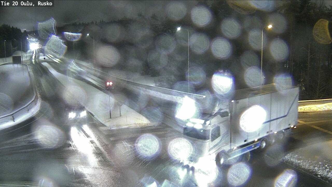 Weather Camera Image Road 20 Oulu, Rusko, Oulu, Pohjois-Pohjanmaa