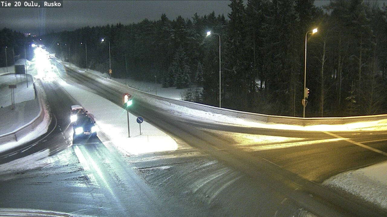 Weather Camera Image Road 20 Oulu, Rusko, Oulu, Pohjois-Pohjanmaa
