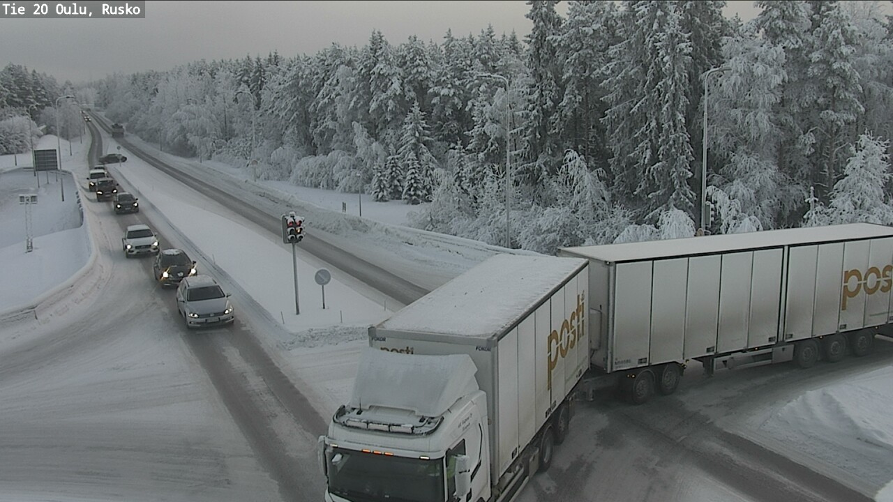 Weather Camera Image Road 20 Oulu, Rusko, Oulu, Pohjois-Pohjanmaa