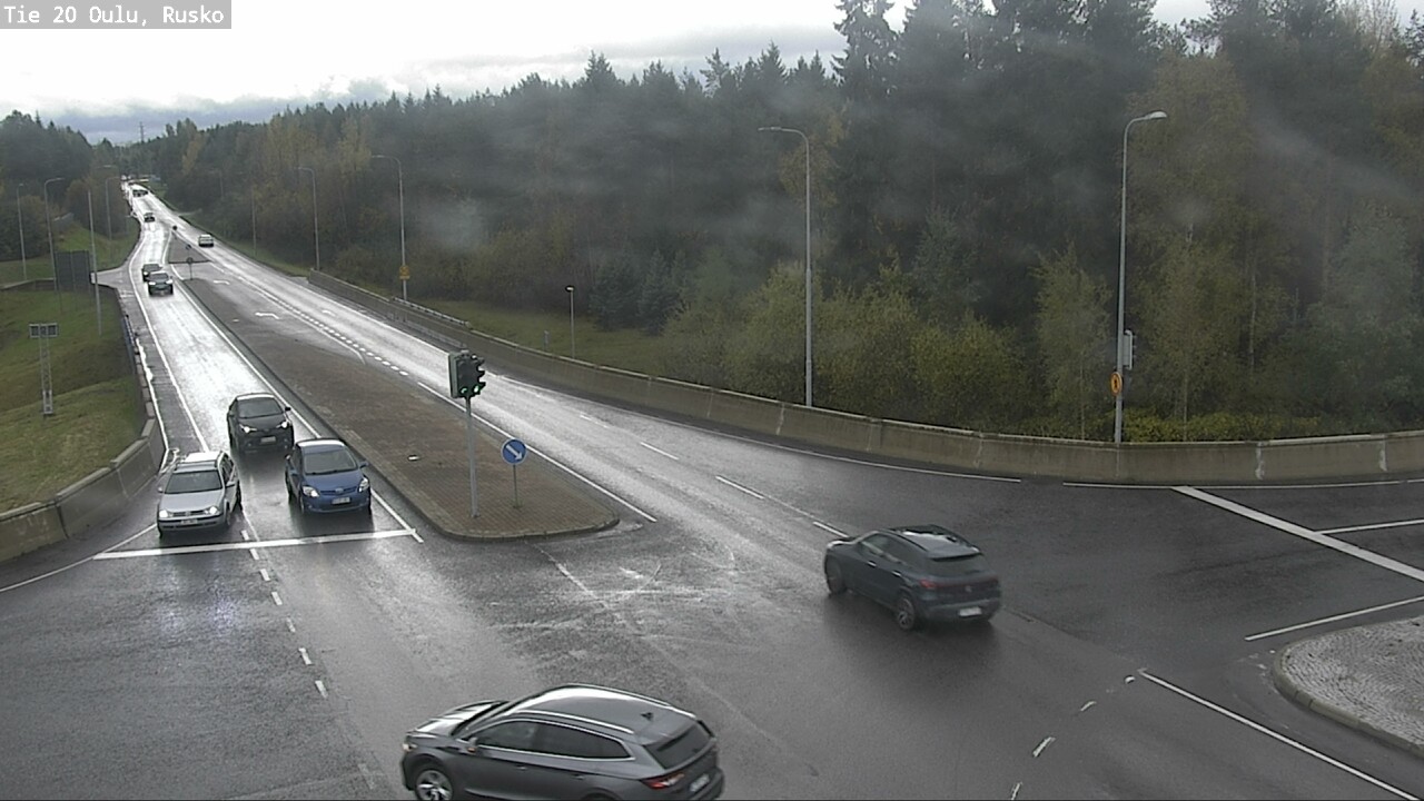 Weather Camera Image Väg 20 Uleåborg, Rusko, Oulu, Pohjois-Pohjanmaa