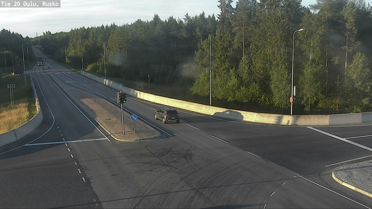 Weather Camera Image Road 20 Oulu, Rusko, Oulu, Pohjois-Pohjanmaa