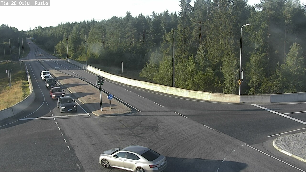 Weather Camera Image Road 20 Oulu, Rusko, Oulu, Pohjois-Pohjanmaa