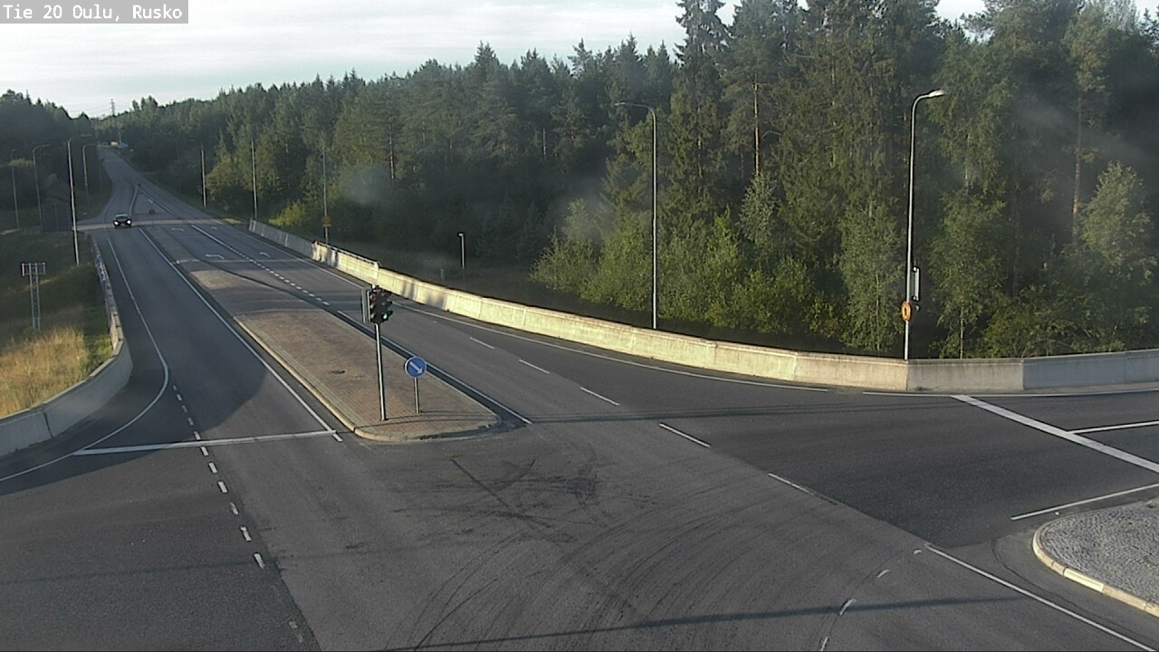 Weather Camera Image Road 20 Oulu, Rusko, Oulu, Pohjois-Pohjanmaa