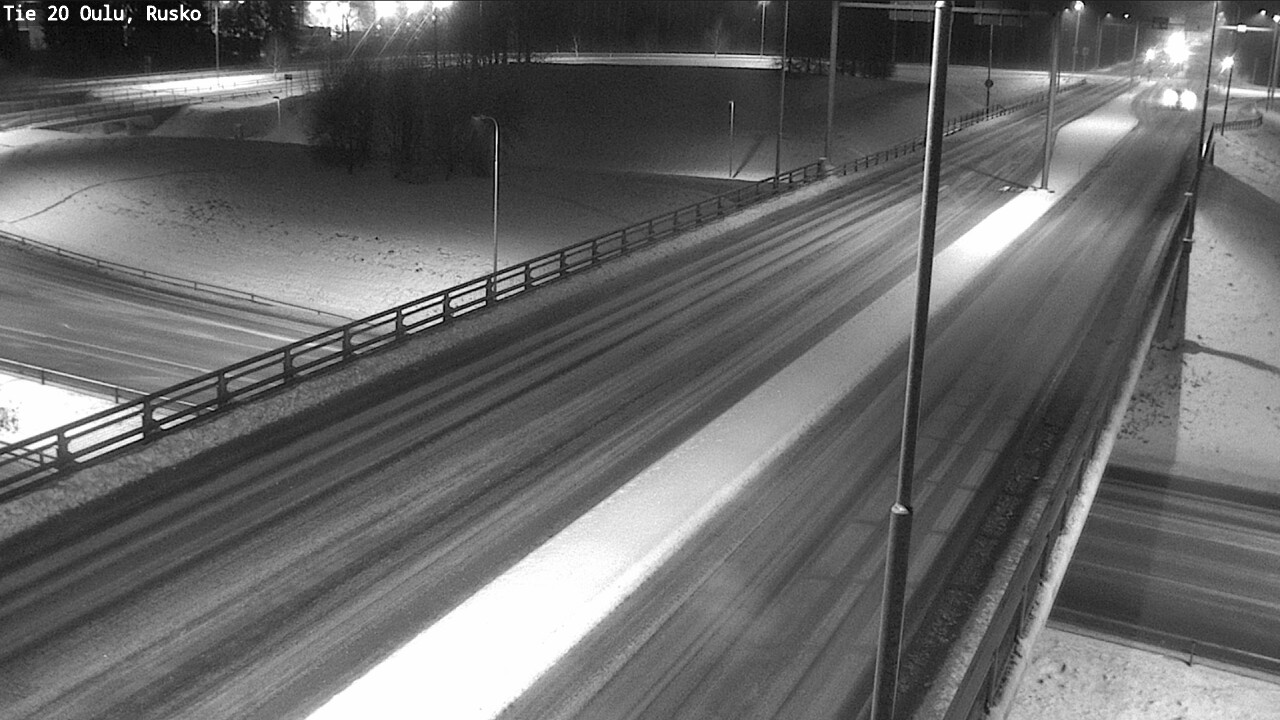 Weather Camera Image Väg 20 Uleåborg, Rusko, Oulu, Pohjois-Pohjanmaa