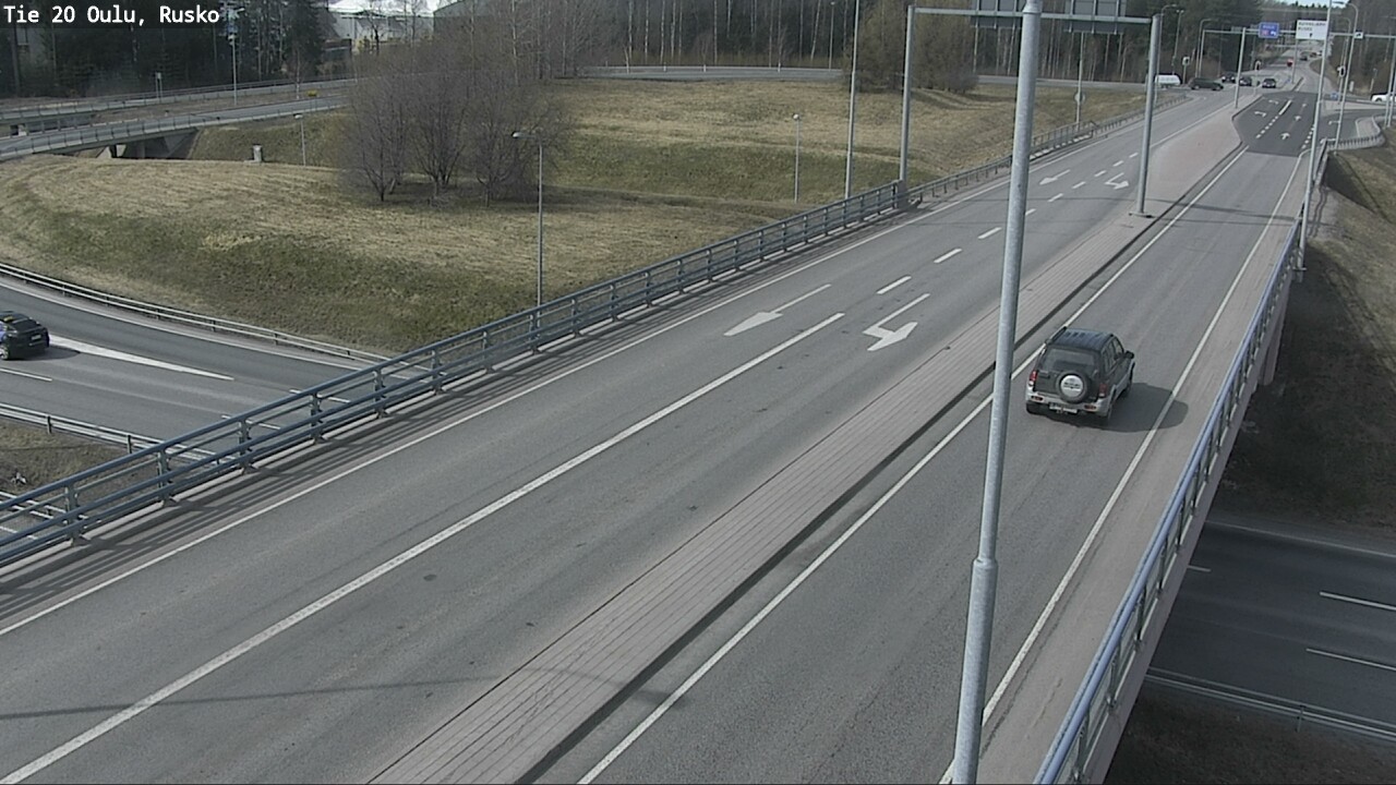 Weather Camera Image Väg 20 Uleåborg, Rusko, Oulu, Pohjois-Pohjanmaa