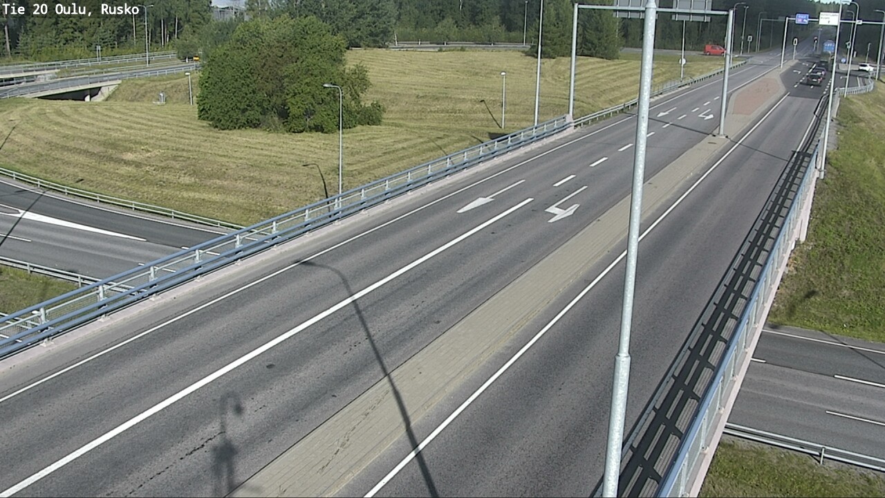 Weather Camera Image Road 20 Oulu, Rusko, Oulu, Pohjois-Pohjanmaa
