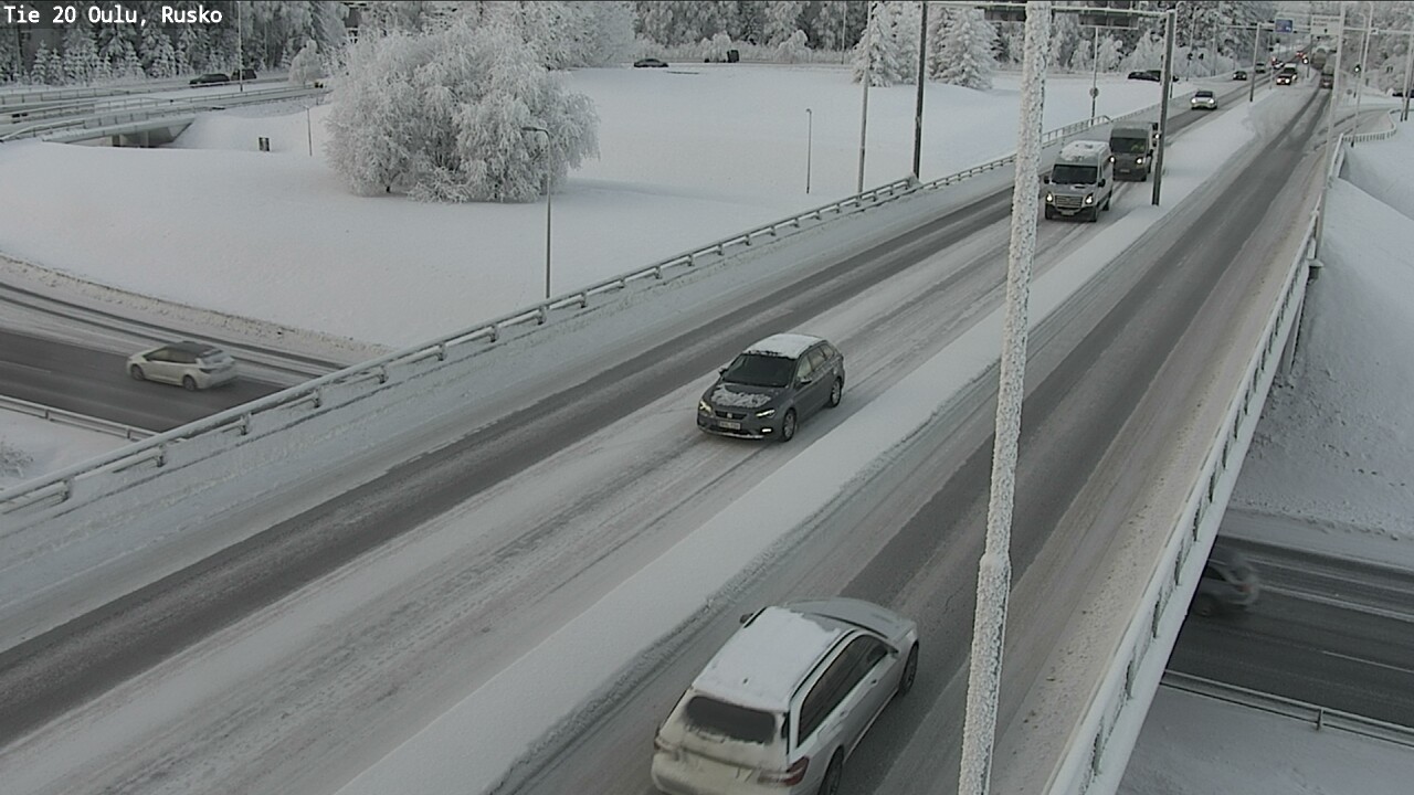 Weather Camera Image Road 20 Oulu, Rusko, Oulu, Pohjois-Pohjanmaa