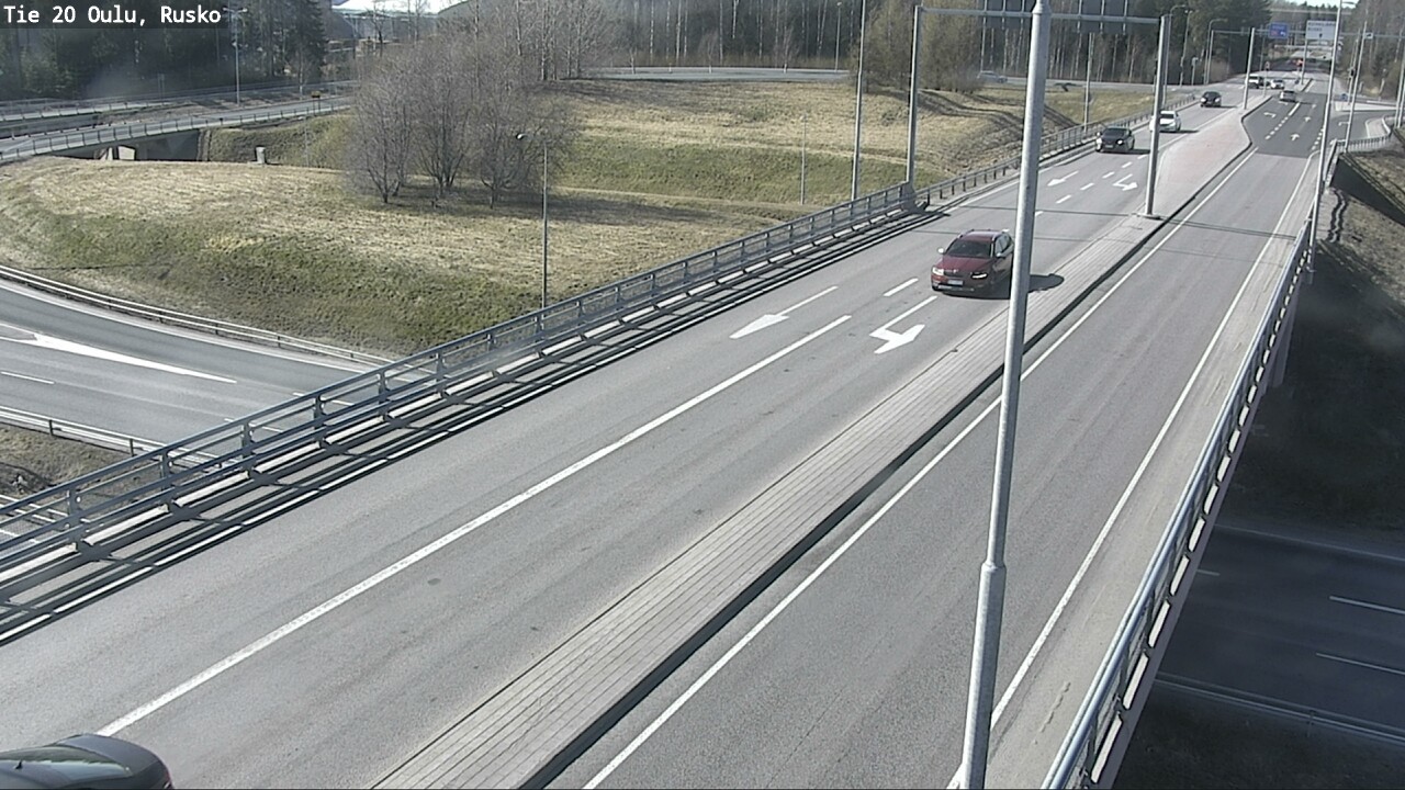 Weather Camera Image Väg 20 Uleåborg, Rusko, Oulu, Pohjois-Pohjanmaa