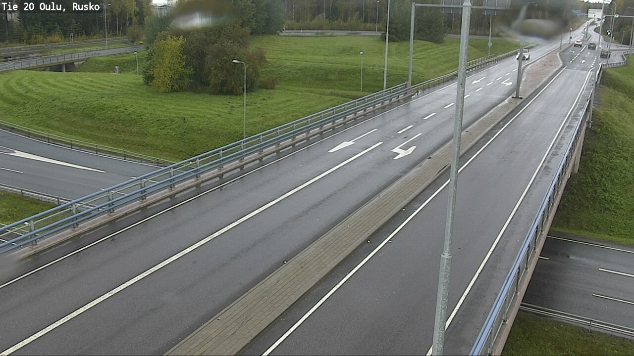 Weather Camera Image Väg 20 Uleåborg, Rusko, Oulu, Pohjois-Pohjanmaa