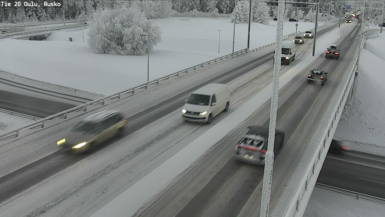 Weather Camera Image Road 20 Oulu, Rusko, Oulu, Pohjois-Pohjanmaa