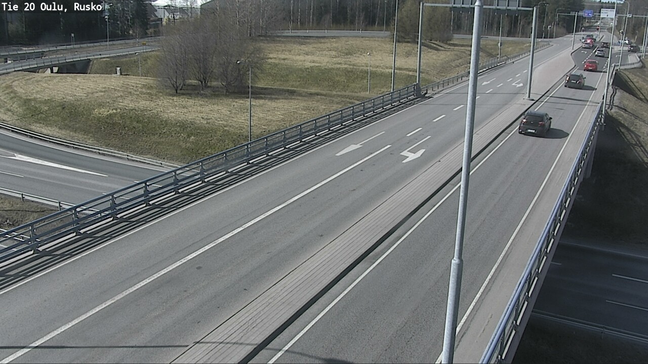 Weather Camera Image Väg 20 Uleåborg, Rusko, Oulu, Pohjois-Pohjanmaa