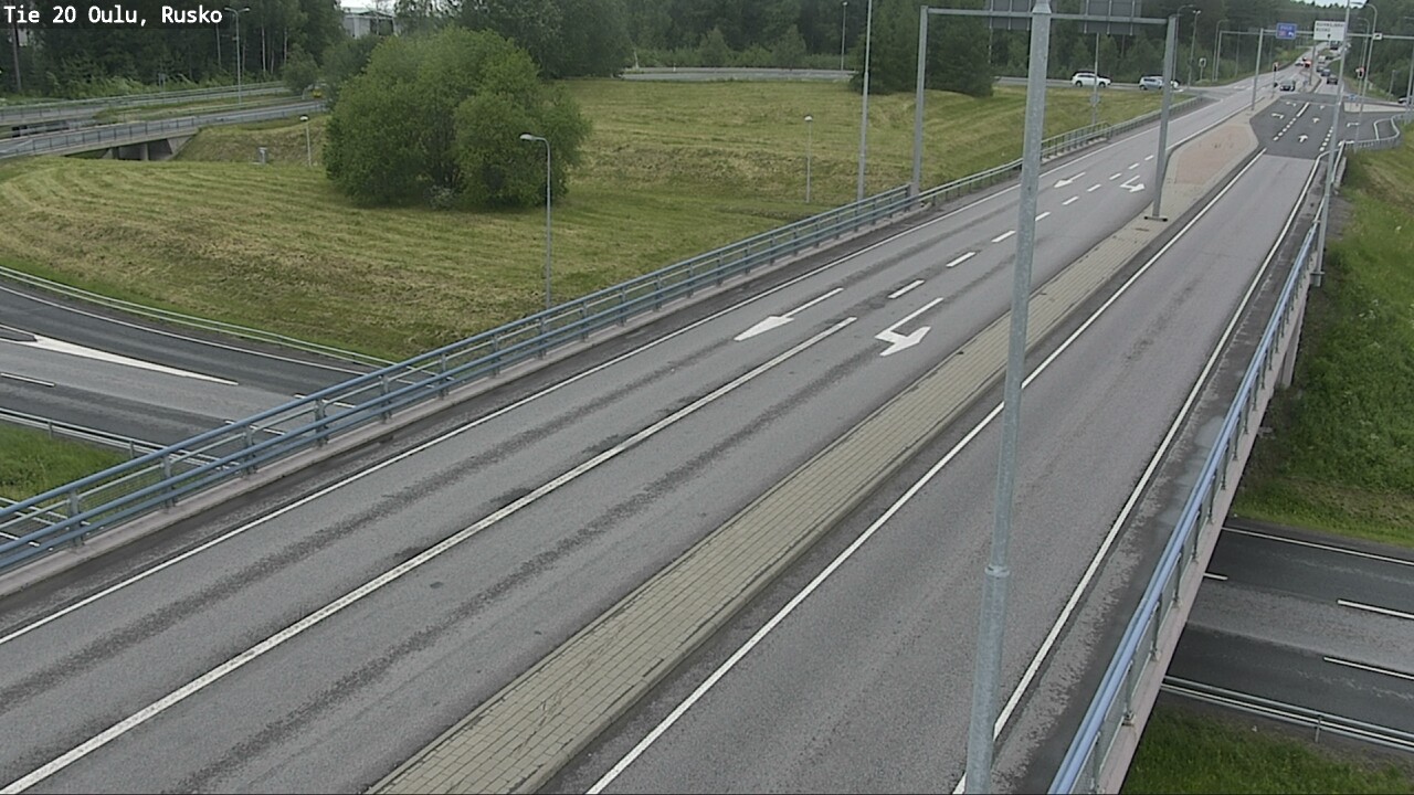 Weather Camera Image Road 20 Oulu, Rusko, Oulu, Pohjois-Pohjanmaa
