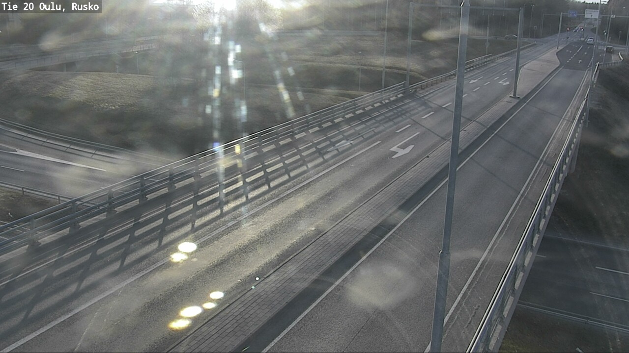 Weather Camera Image Väg 20 Uleåborg, Rusko, Oulu, Pohjois-Pohjanmaa