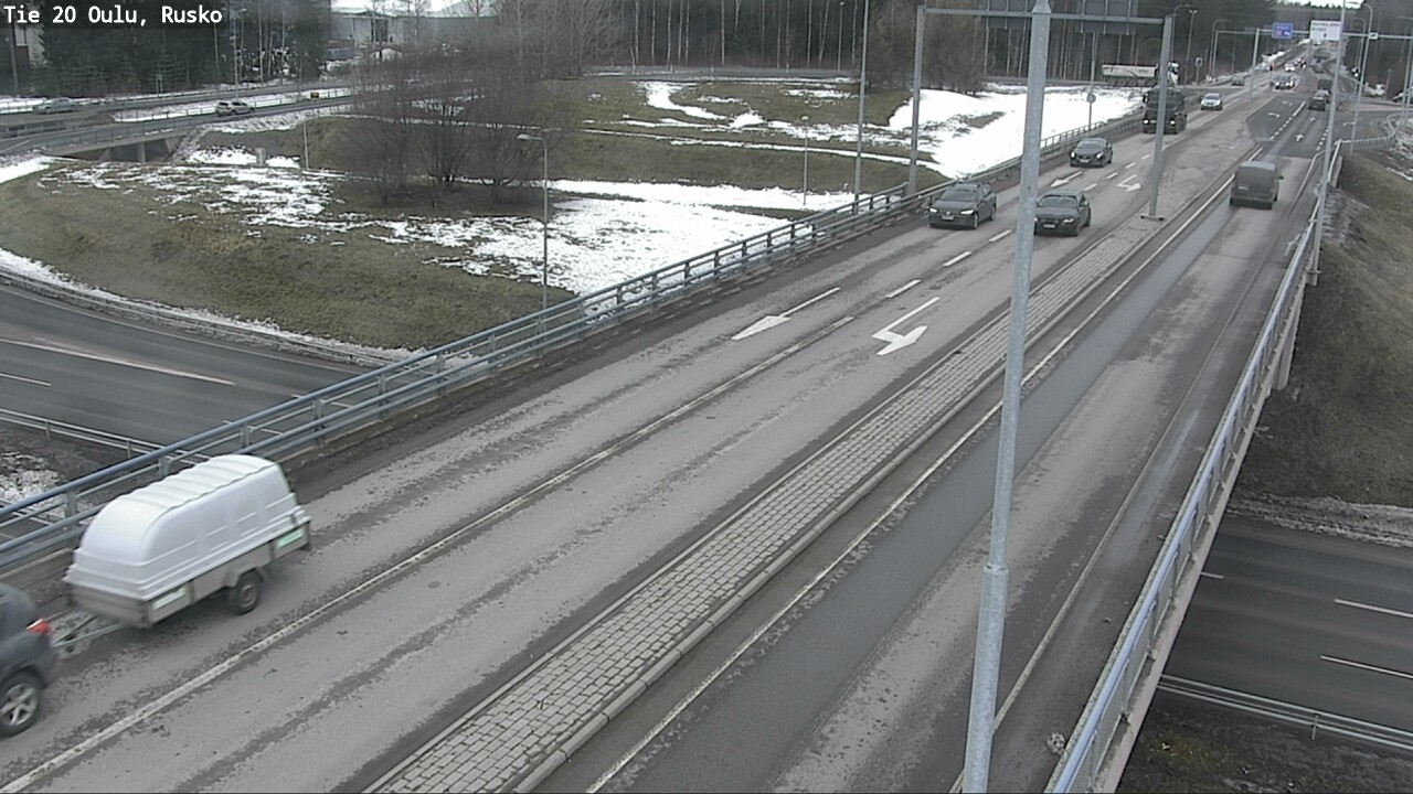 Weather Camera Image Väg 20 Uleåborg, Rusko, Oulu, Pohjois-Pohjanmaa