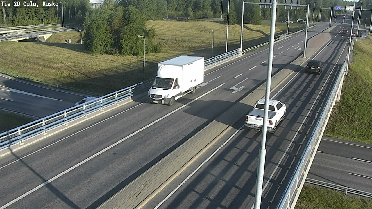 Weather Camera Image Road 20 Oulu, Rusko, Oulu, Pohjois-Pohjanmaa