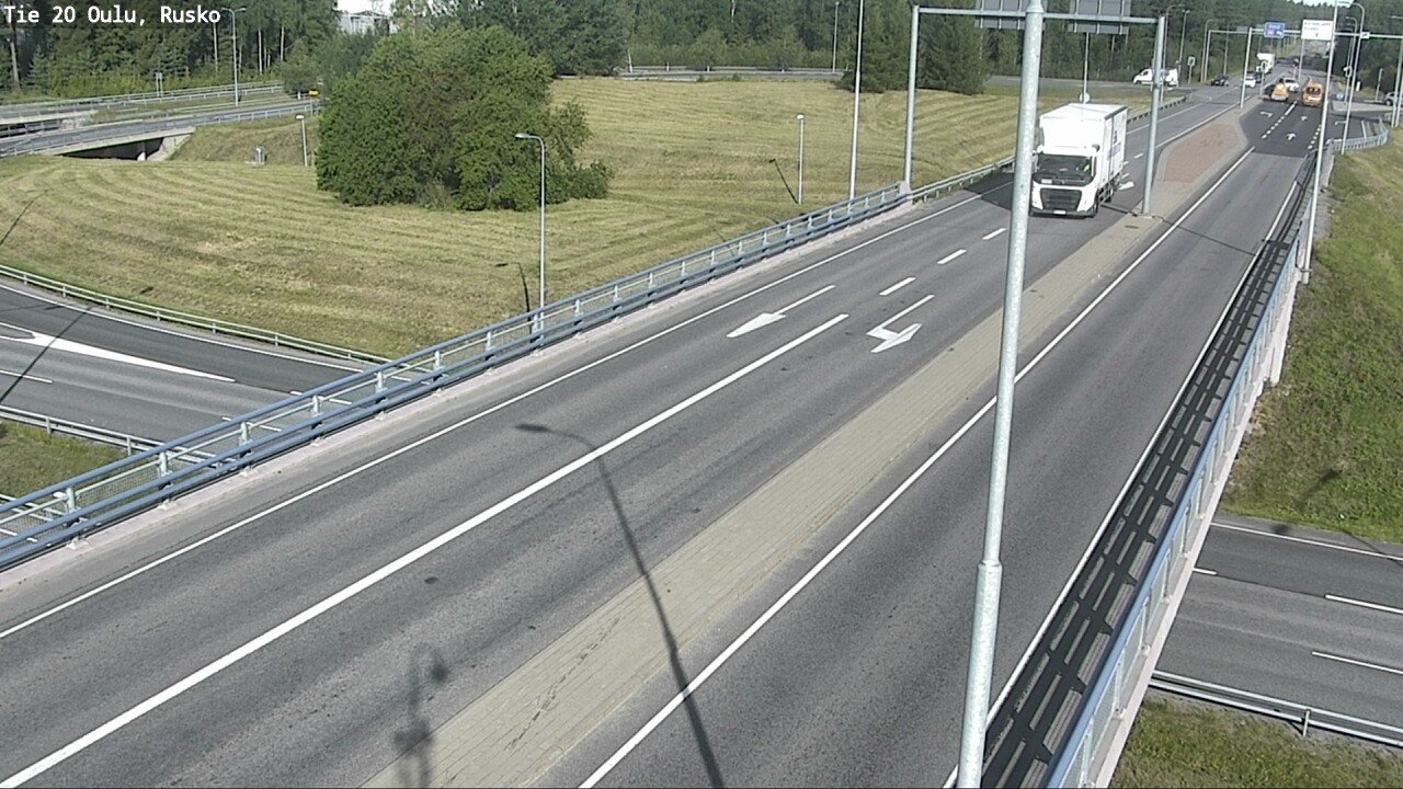 Weather Camera Image Road 20 Oulu, Rusko, Oulu, Pohjois-Pohjanmaa
