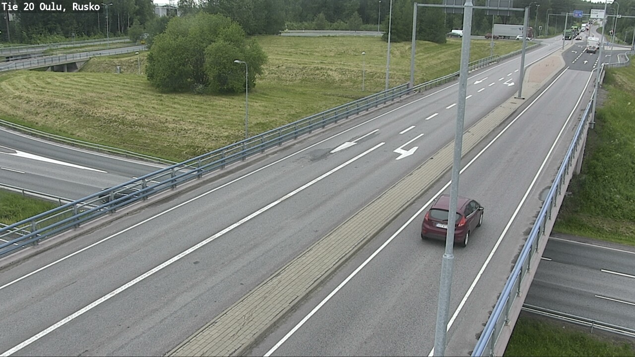 Weather Camera Image Väg 20 Uleåborg, Rusko, Oulu, Pohjois-Pohjanmaa