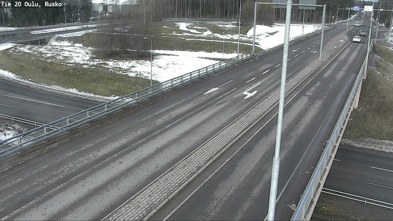 Weather Camera Image Road 20 Oulu, Rusko, Oulu, Pohjois-Pohjanmaa