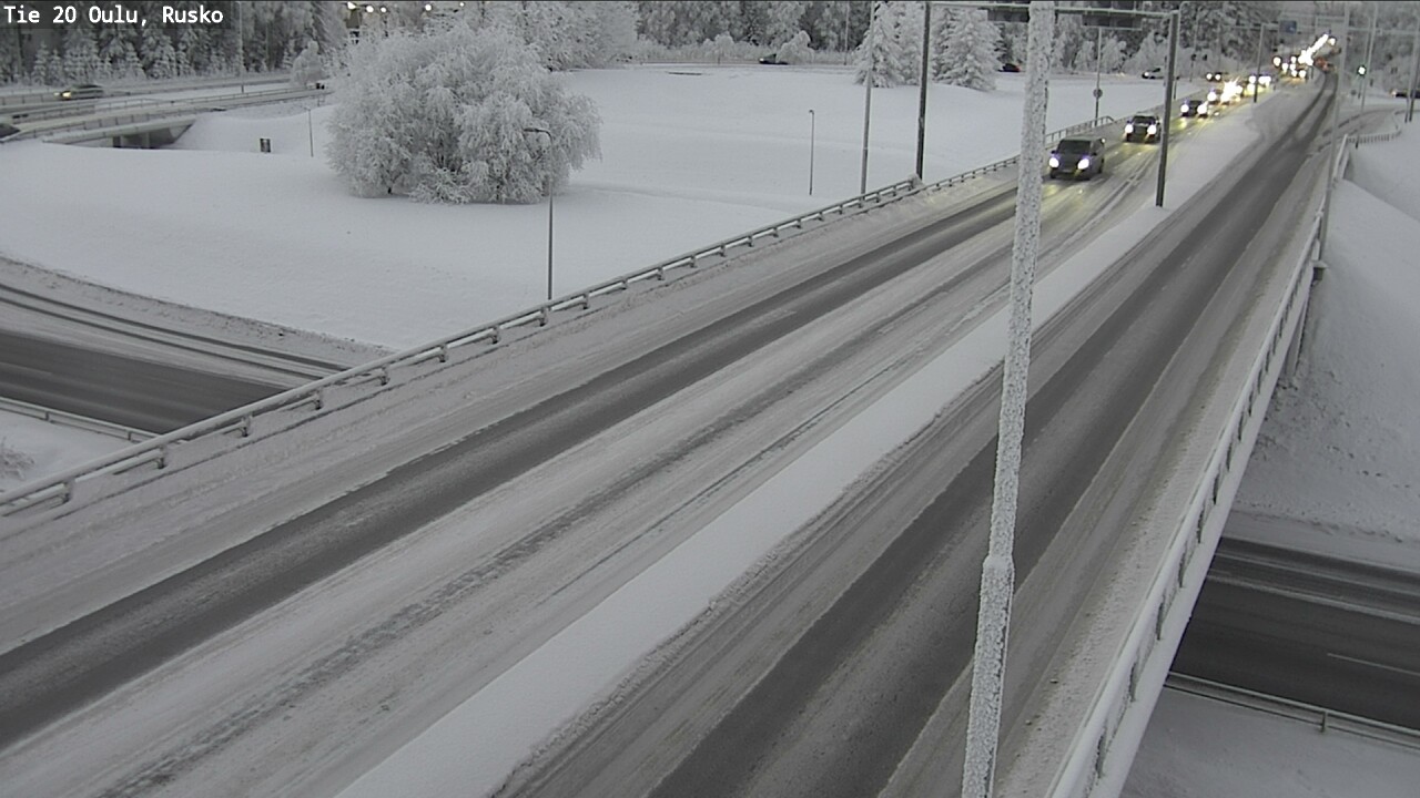Weather Camera Image Road 20 Oulu, Rusko, Oulu, Pohjois-Pohjanmaa