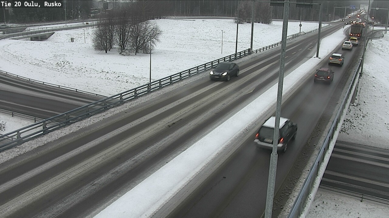 Weather Camera Image Road 20 Oulu, Rusko, Oulu, Pohjois-Pohjanmaa