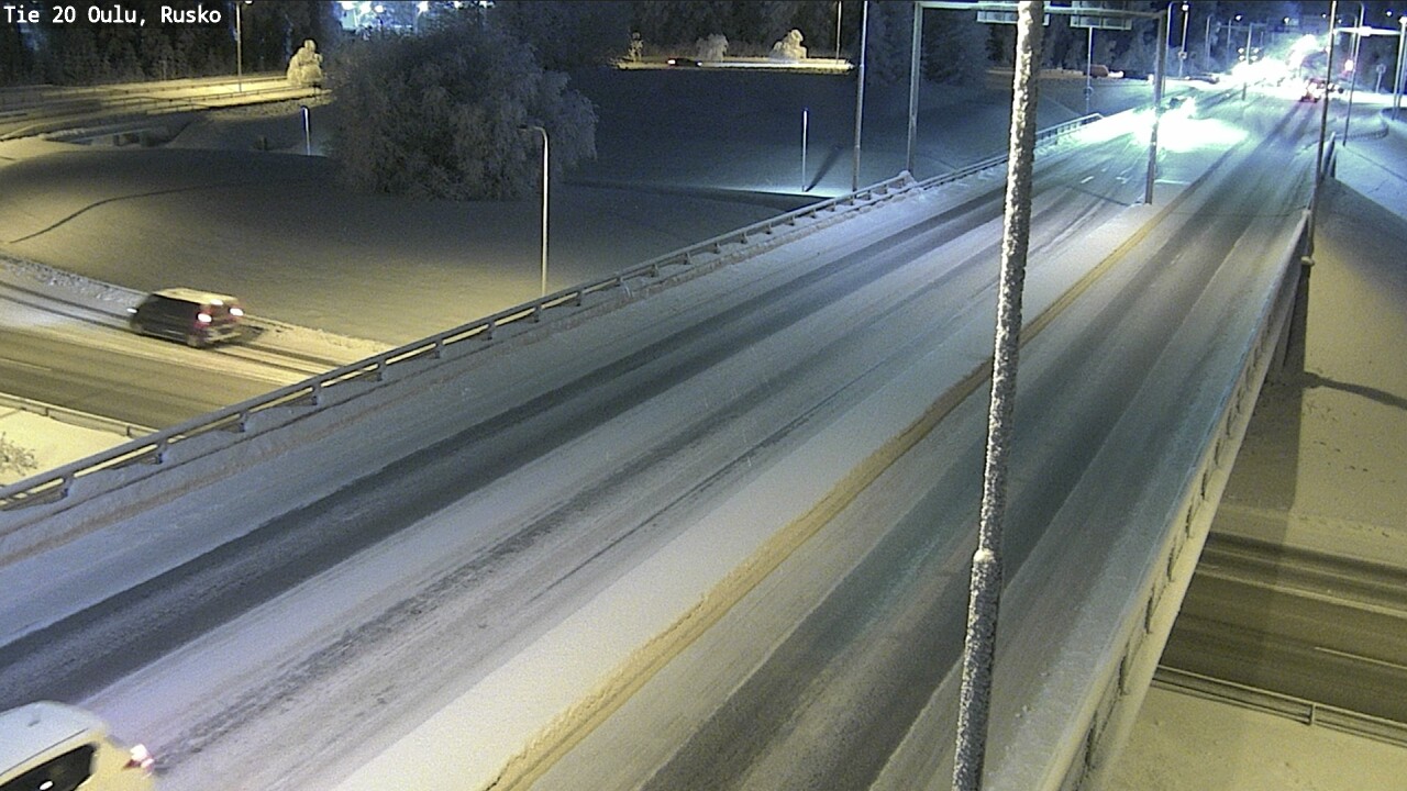 Weather Camera Image Road 20 Oulu, Rusko, Oulu, Pohjois-Pohjanmaa