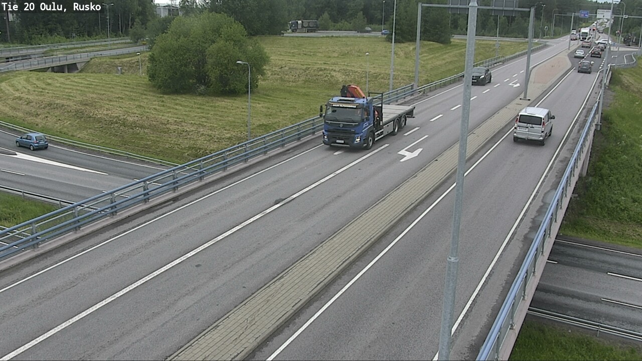 Weather Camera Image Road 20 Oulu, Rusko, Oulu, Pohjois-Pohjanmaa