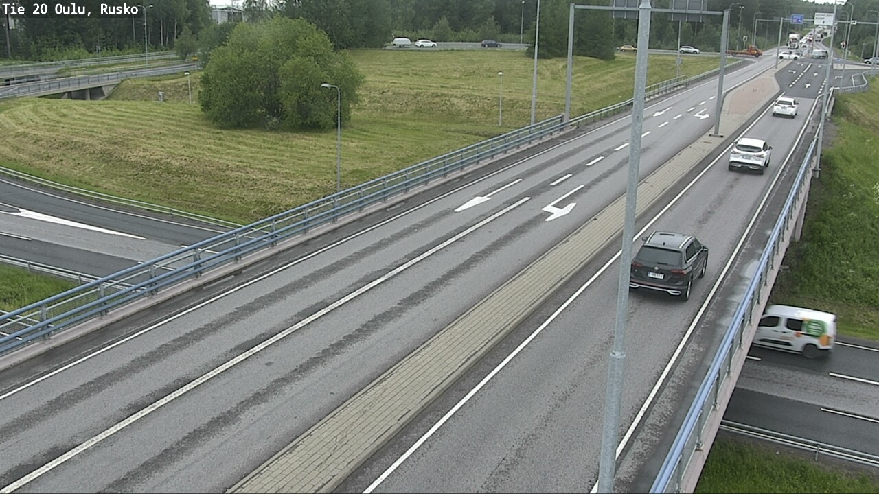 Weather Camera Image Road 20 Oulu, Rusko, Oulu, Pohjois-Pohjanmaa