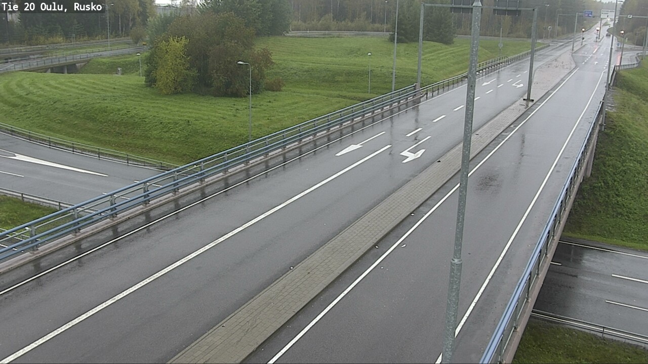 Weather Camera Image Väg 20 Uleåborg, Rusko, Oulu, Pohjois-Pohjanmaa