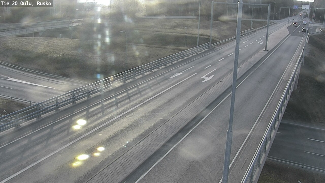 Weather Camera Image Väg 20 Uleåborg, Rusko, Oulu, Pohjois-Pohjanmaa