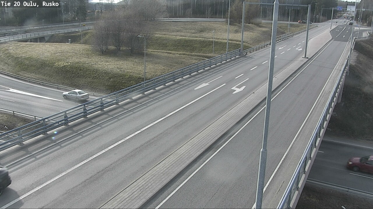 Weather Camera Image Väg 20 Uleåborg, Rusko, Oulu, Pohjois-Pohjanmaa