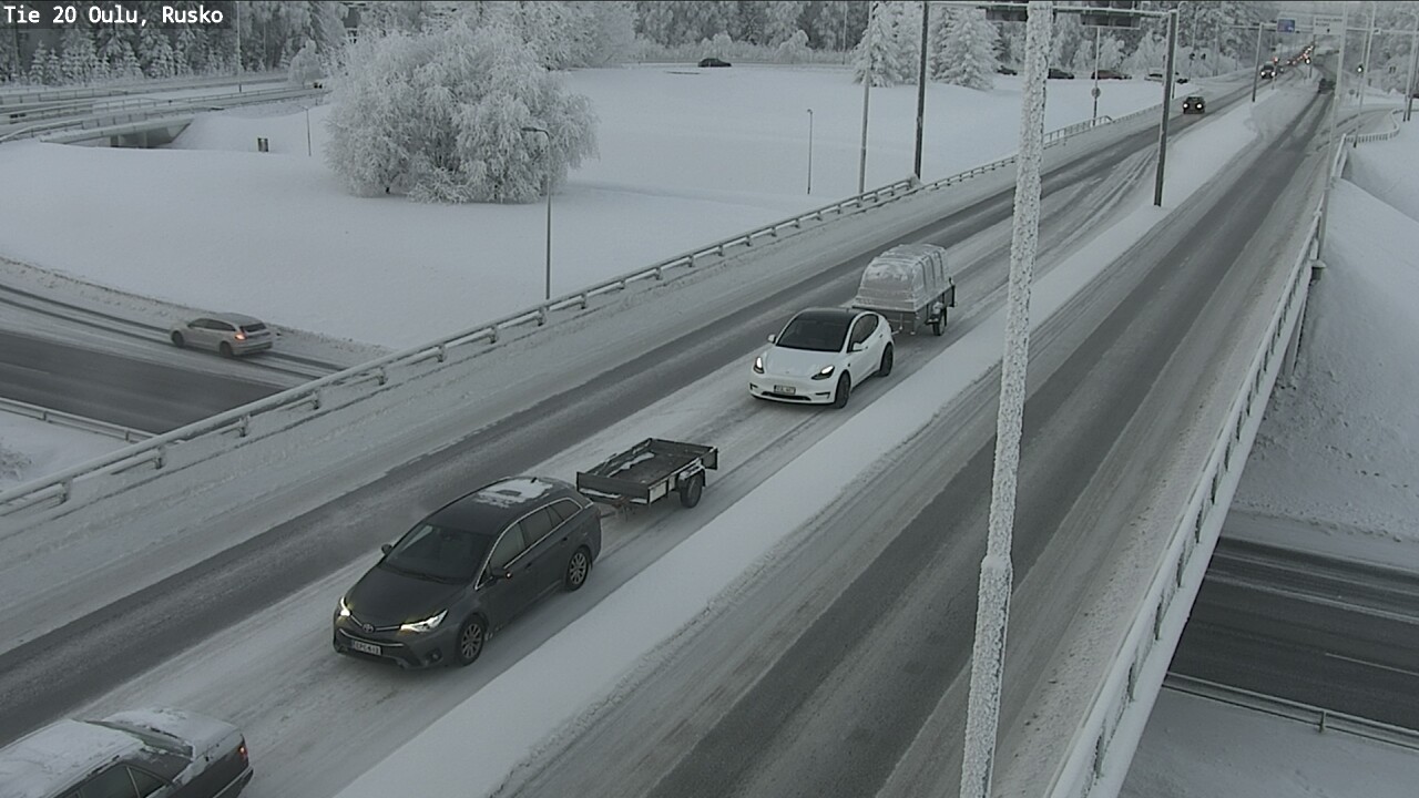 Weather Camera Image Road 20 Oulu, Rusko, Oulu, Pohjois-Pohjanmaa