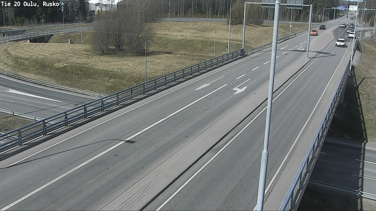 Weather Camera Image Väg 20 Uleåborg, Rusko, Oulu, Pohjois-Pohjanmaa
