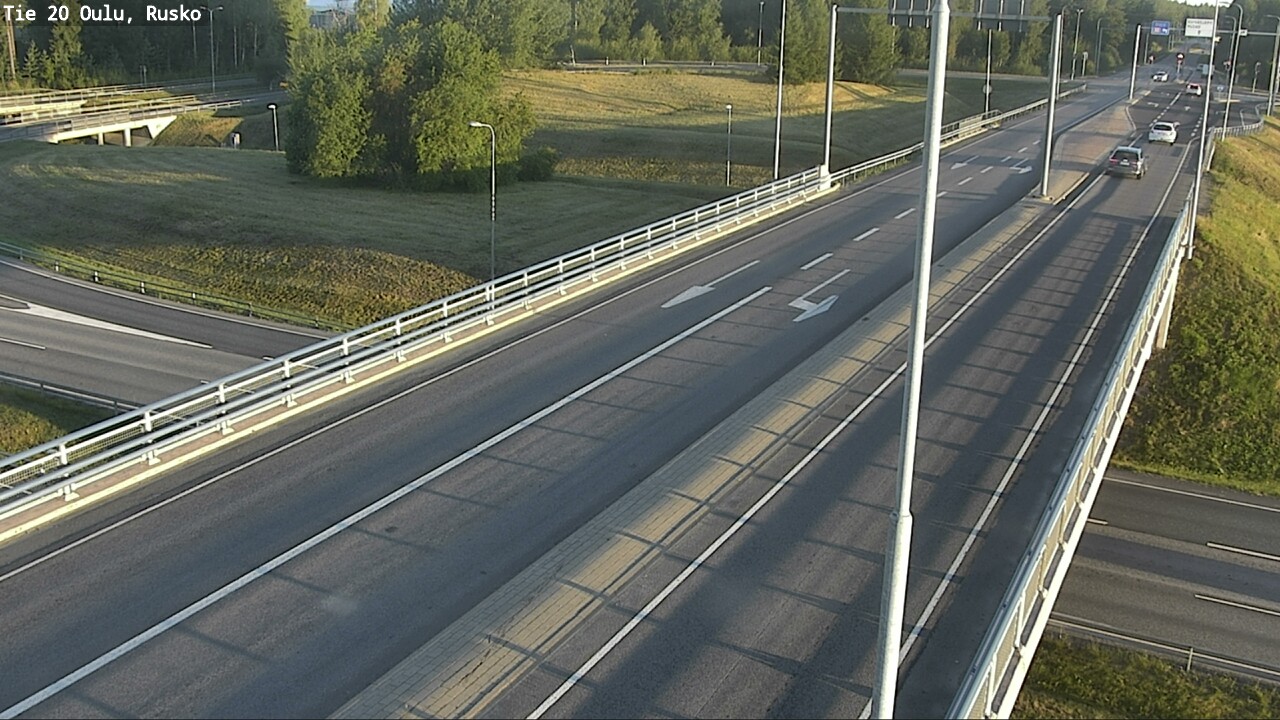 Weather Camera Image Road 20 Oulu, Rusko, Oulu, Pohjois-Pohjanmaa