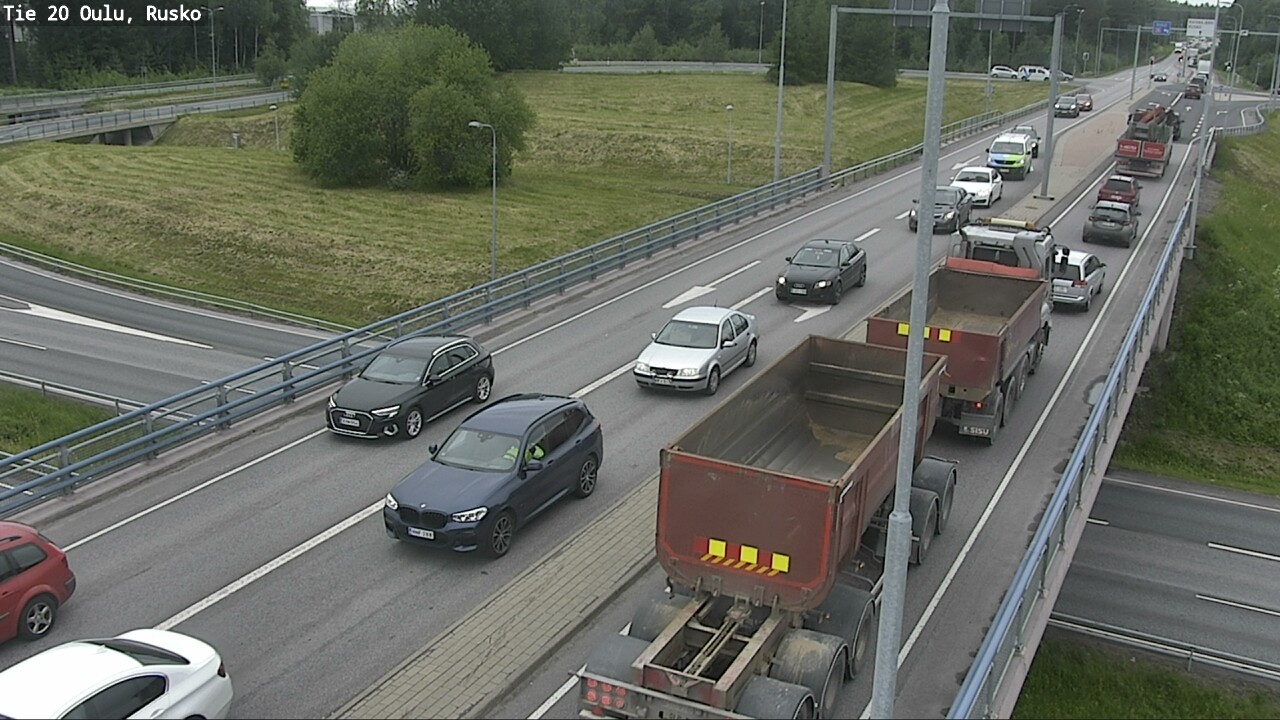 Weather Camera Image Väg 20 Uleåborg, Rusko, Oulu, Pohjois-Pohjanmaa