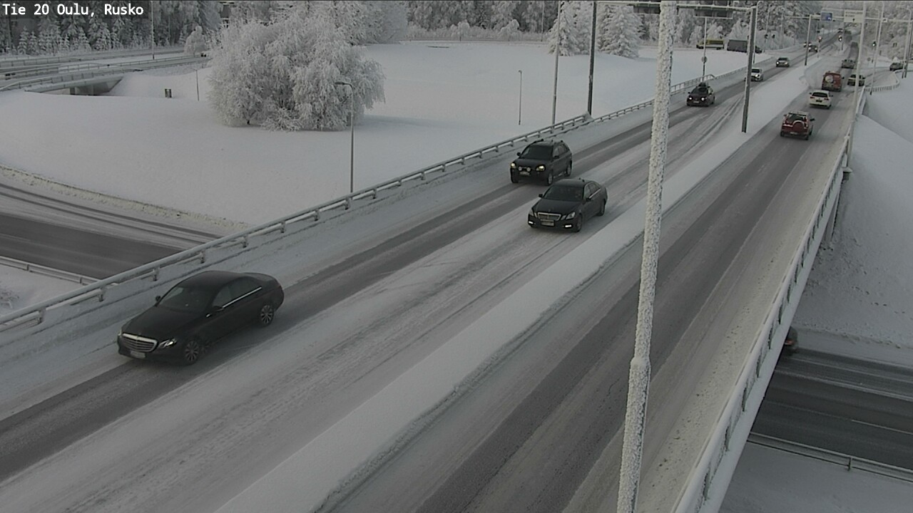 Weather Camera Image Road 20 Oulu, Rusko, Oulu, Pohjois-Pohjanmaa