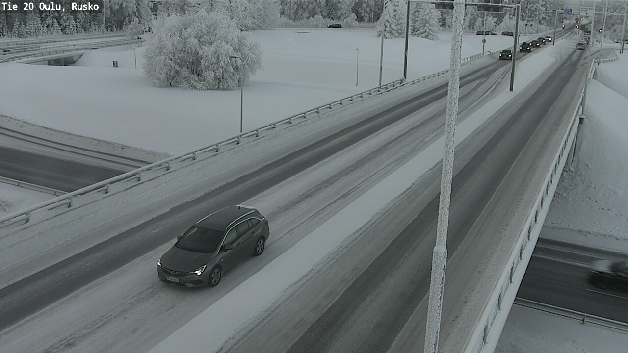 Weather Camera Image Road 20 Oulu, Rusko, Oulu, Pohjois-Pohjanmaa