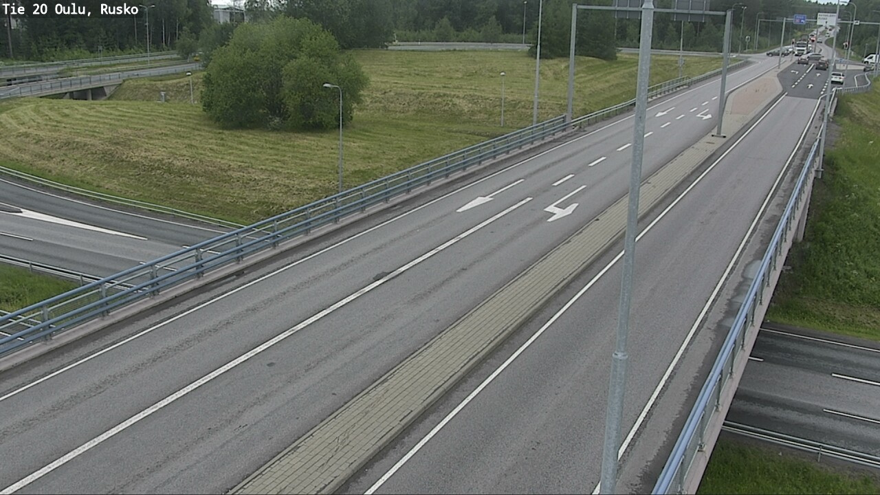 Weather Camera Image Road 20 Oulu, Rusko, Oulu, Pohjois-Pohjanmaa